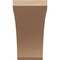 Ekena Millwork 3-inch W x 6-inch D x 6-inch H Lafayette Rough Cedar Woodgrain TimberThane Knee Brace, Primed BRCUR03X06X06LFTRCPR - alternate 3